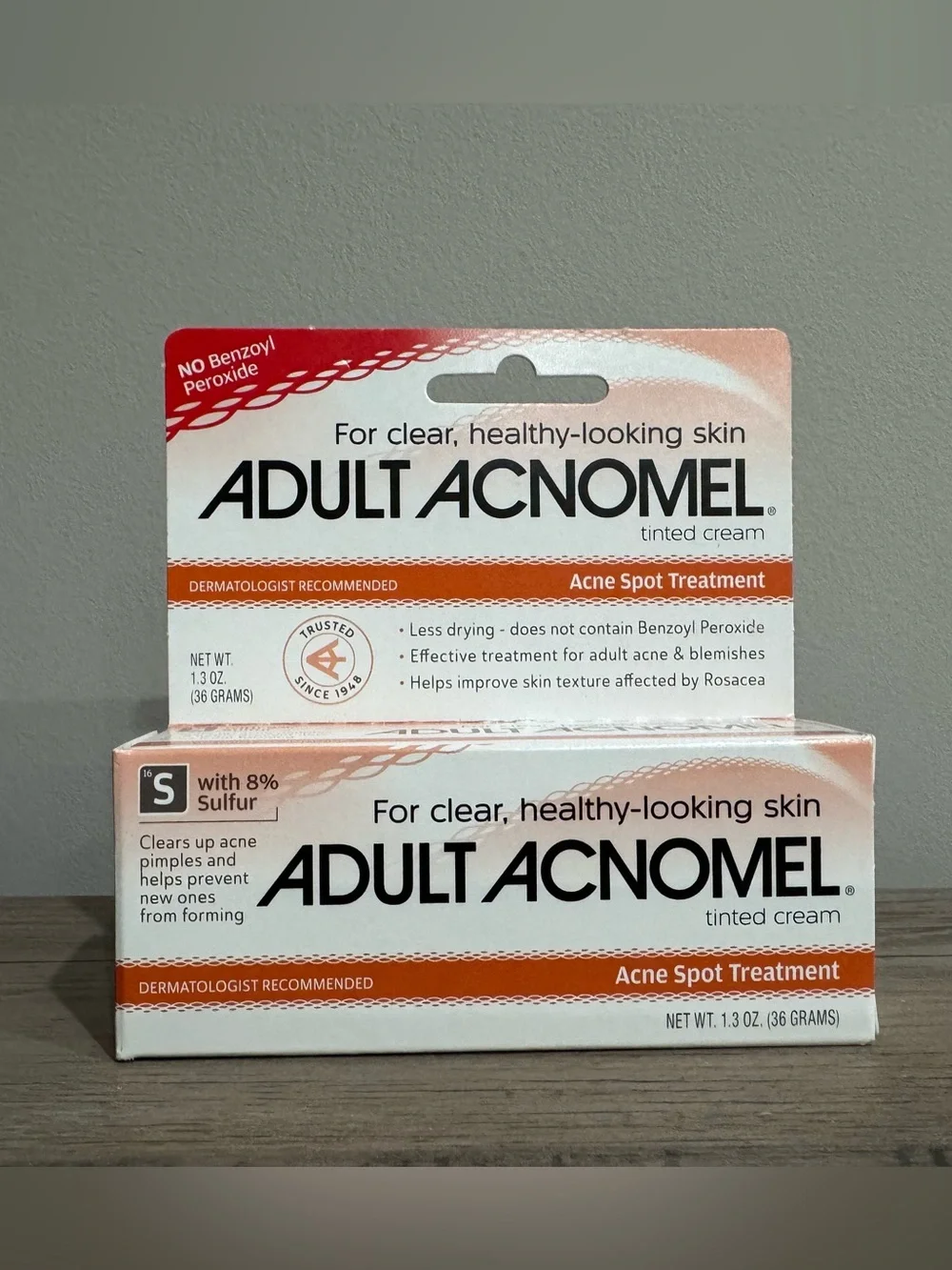 Adult Acnomel Tinted Cream Acne Spot Treatment 1.3 oz (3-pack) Expires 11/2026